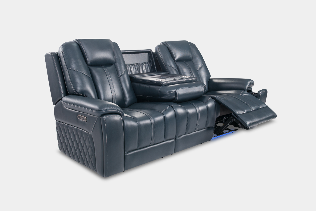132330291:Duke 2 Power Theater Sofa, Angled