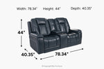 876966305:Duke 2 Power Console Loveseat,
