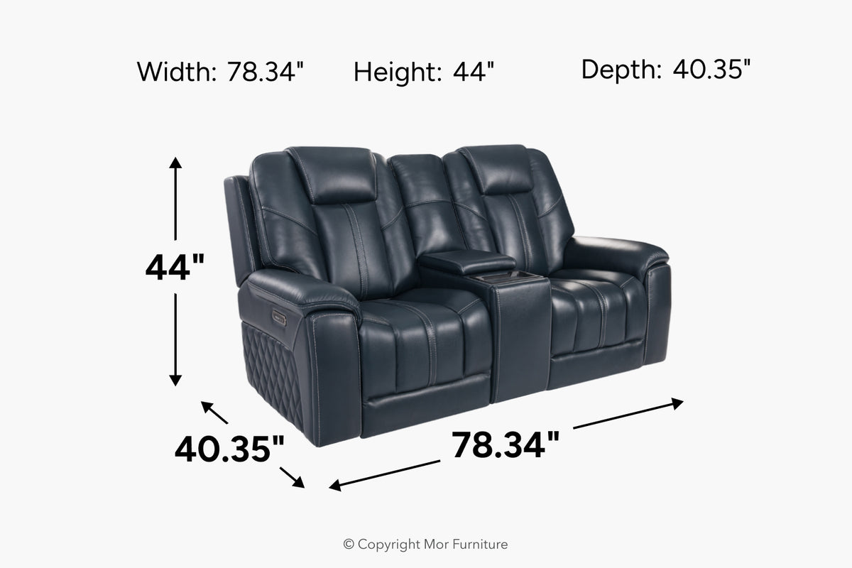 876966305:Duke 2 Power Console Loveseat,