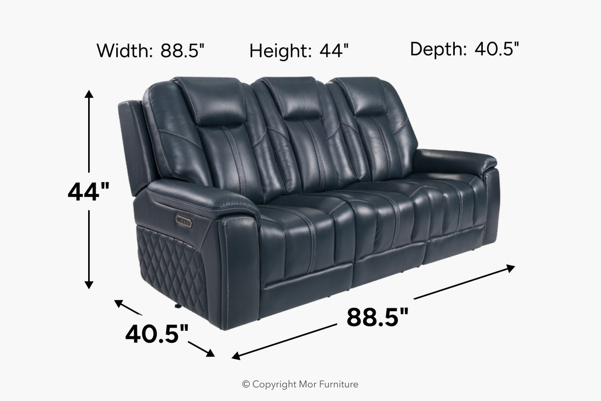 132330291:Duke 2 Power Theater Sofa,