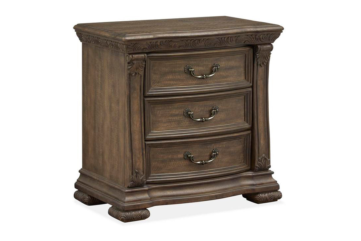 DURANGO71:Durango Panel Bed & Dresser & , AngledAngle