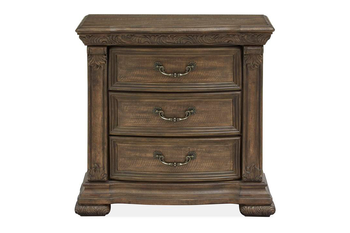 DURANGO75:Durango Sleigh Bed & Dresser &, Front