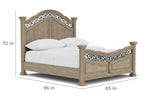 904456610:Durango Panel Bed & Dresser & , 