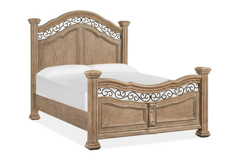 DURANGO60:Durango Panel Bed & Dresser & , AngledAngle