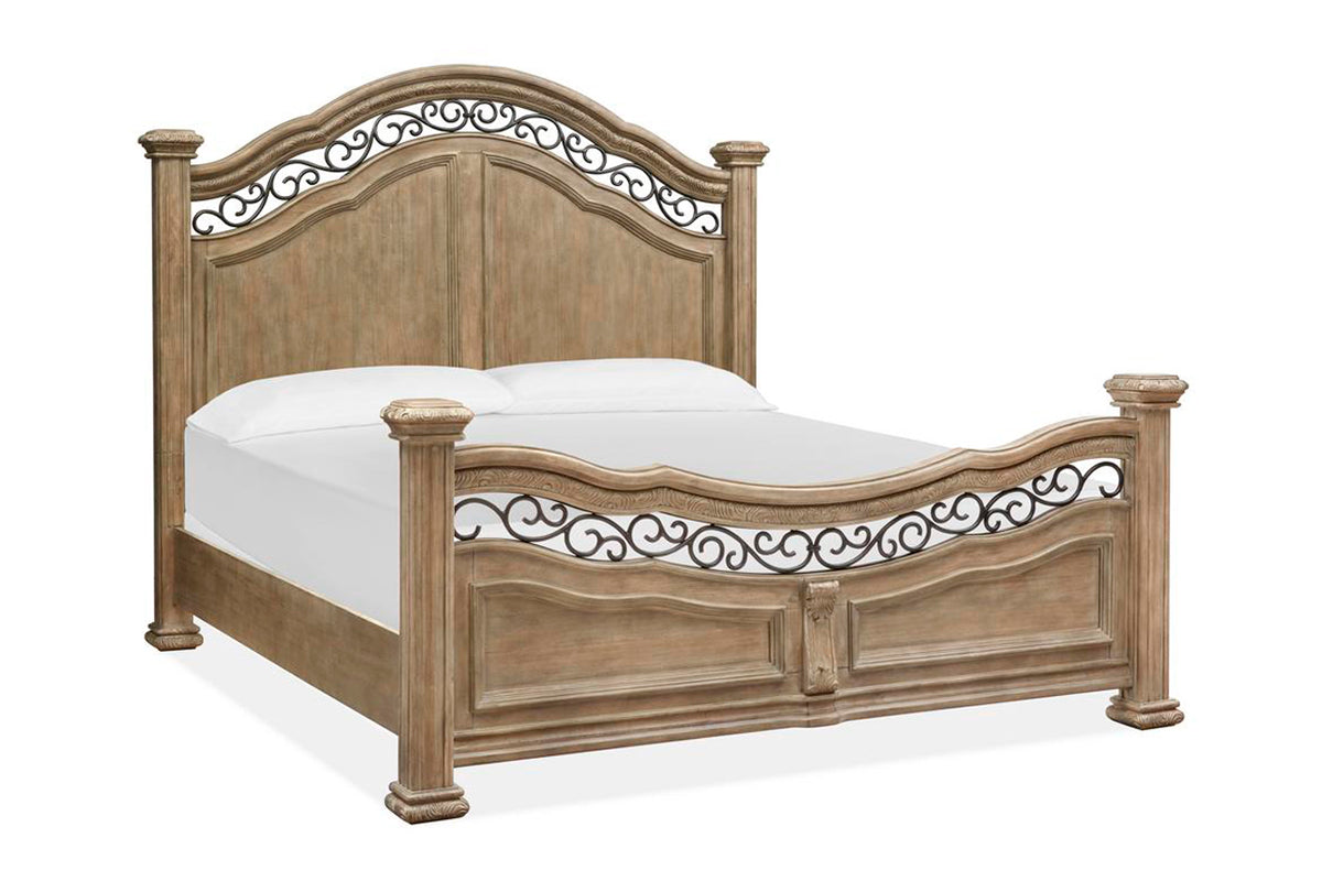 DURANGO61:Durango Panel Bed & Dresser & , AngledAngle