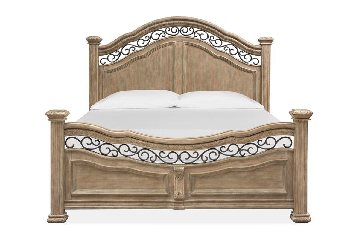 DURANGO62:Durango Panel Bed & Dresser & , Front