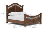 258060755:Durango Panel Bed & Dresser & , 