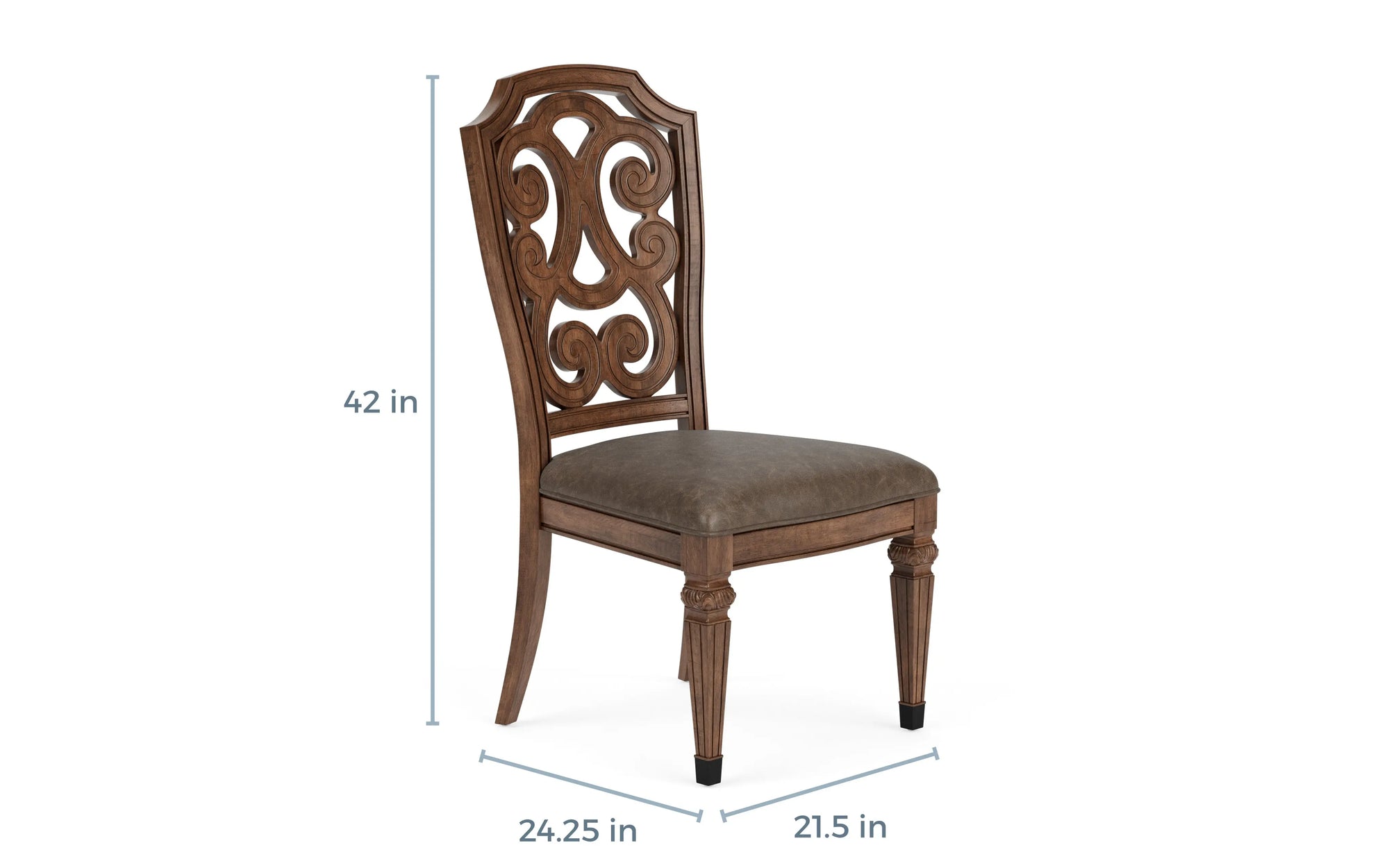 DURANGO26:Durango Dining Table & 4 Chair, Side