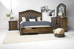 DURANGO77:Durango Sleigh Bed & Dresser &, Styled
