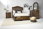 DURANGO75:Durango Sleigh Bed & Dresser &, Styled