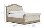 384474536:Durango Upholstered Sleigh Bed, 