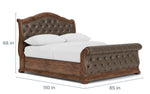 693108966:Durango Upholstered Sleigh Bed, 
