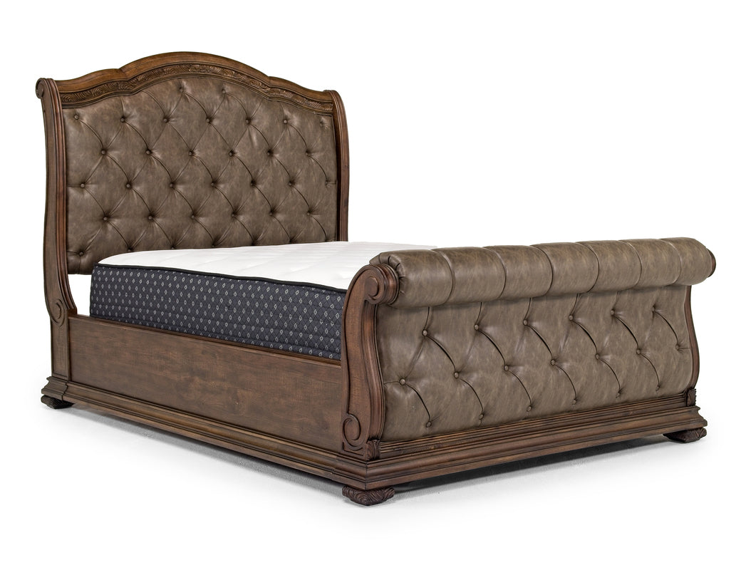 DURANGO72:Durango Sleigh Bed & Dresser &, Angle