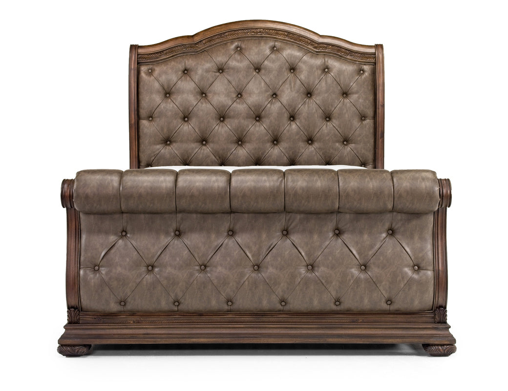 DURANGO72:Durango Sleigh Bed & Dresser &, Front