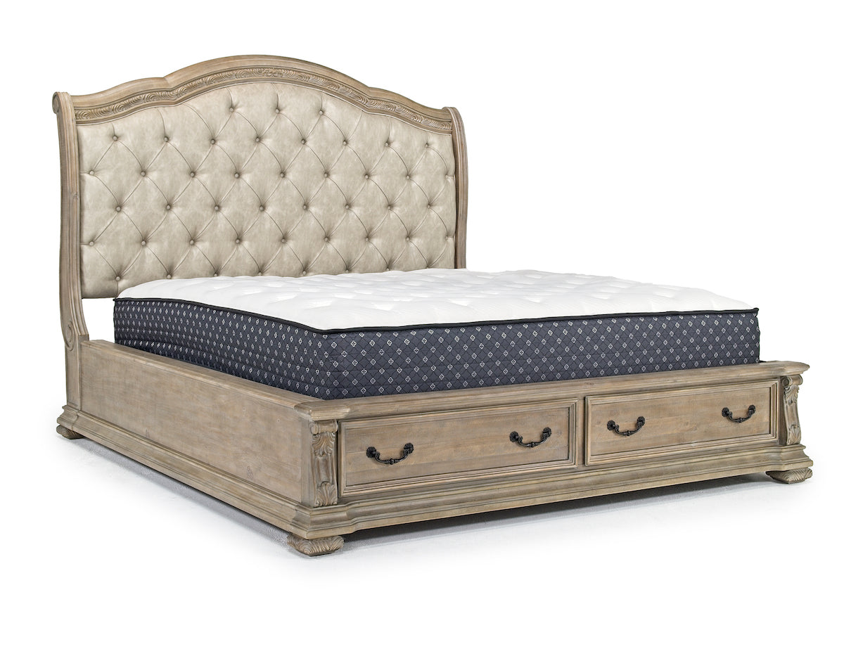 DURANGO68:Durango Sleigh Bed & Dresser &, AngledAngle