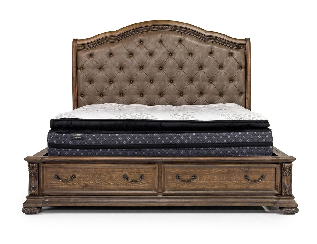 DURANGO76:Durango Sleigh Bed & Dresser &, Front