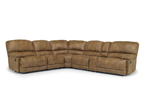 AZULNEW00:Dusty 6 Piece Reclining Sectio, Angle