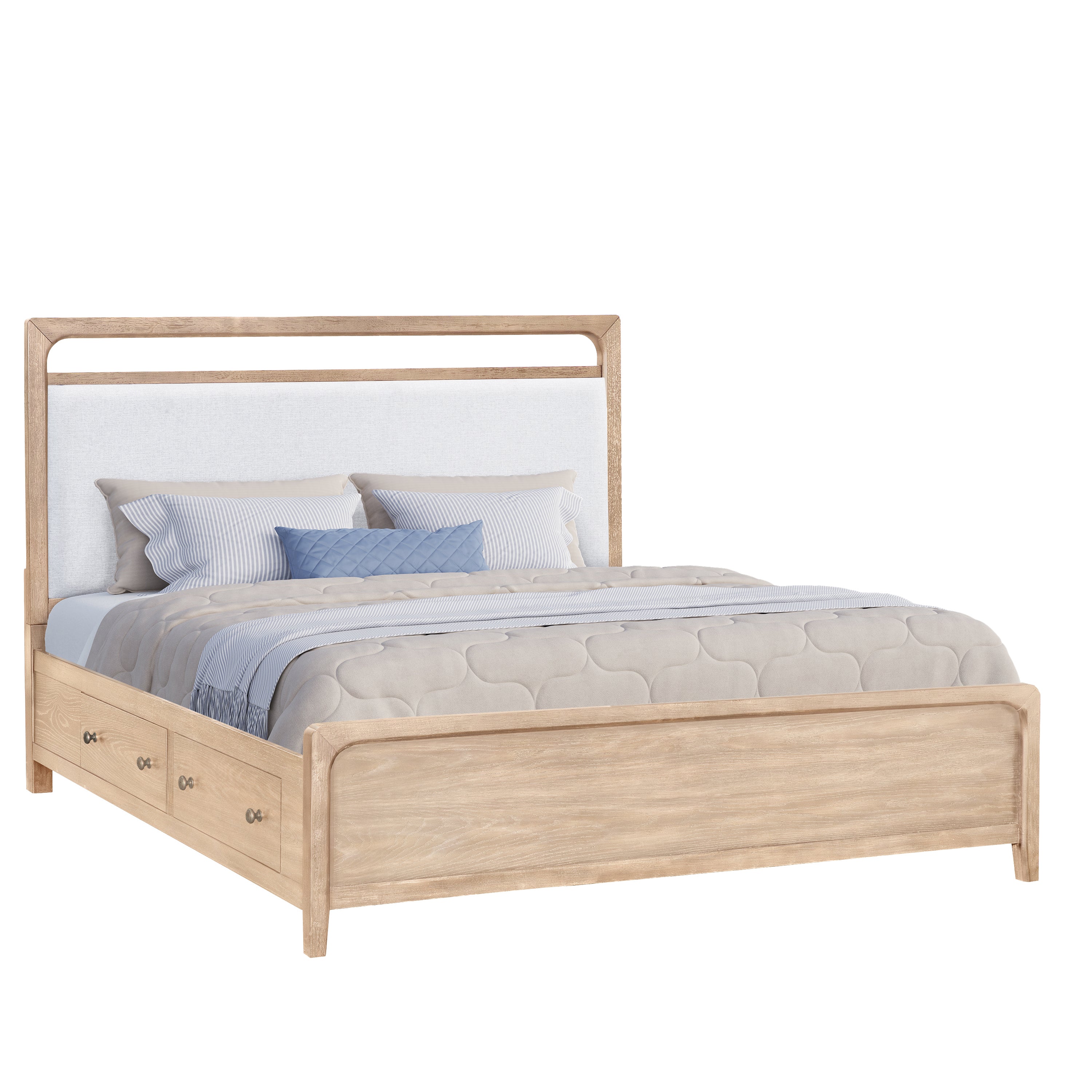 EASTON151:Easton Storage Bed & Dresser &, Angle