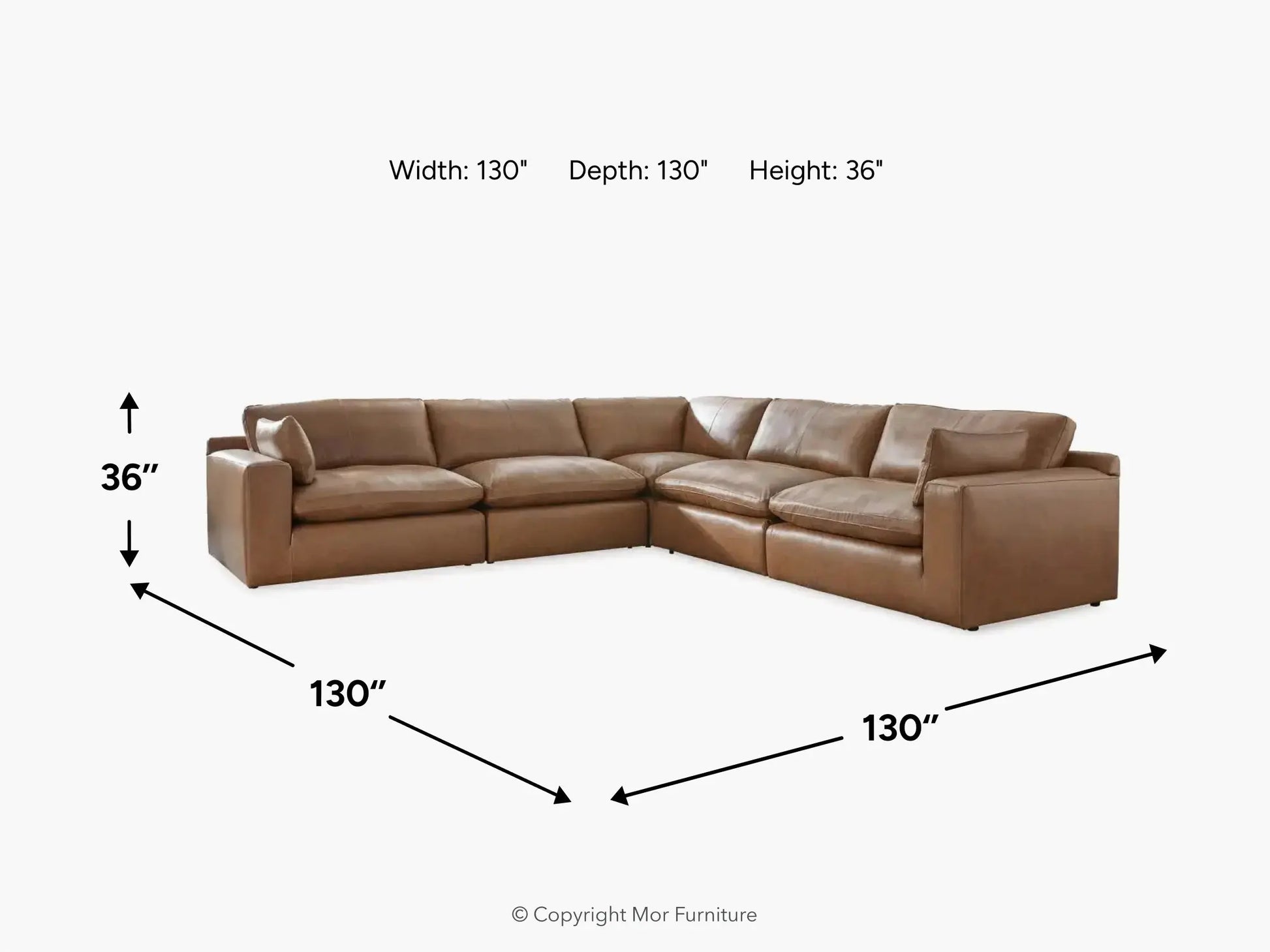 EMILLIA20:Emillia 5 Piece Sectional, 