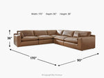 EMILLIA21:Emillia 6 Piece Sectional, 