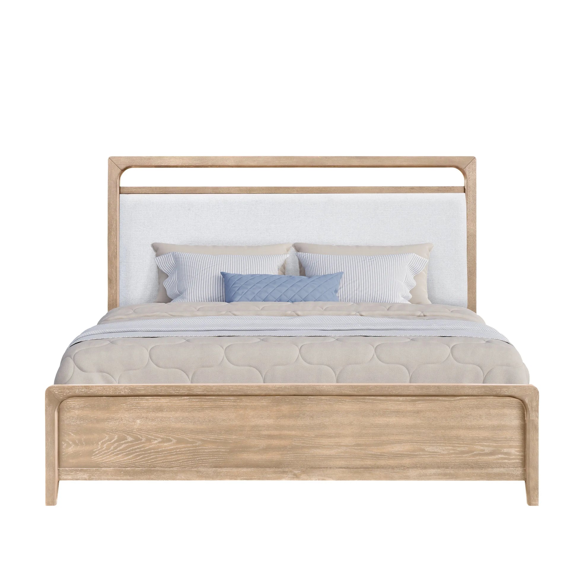EASTON136:Easton Upholstered Bed & Dress, 