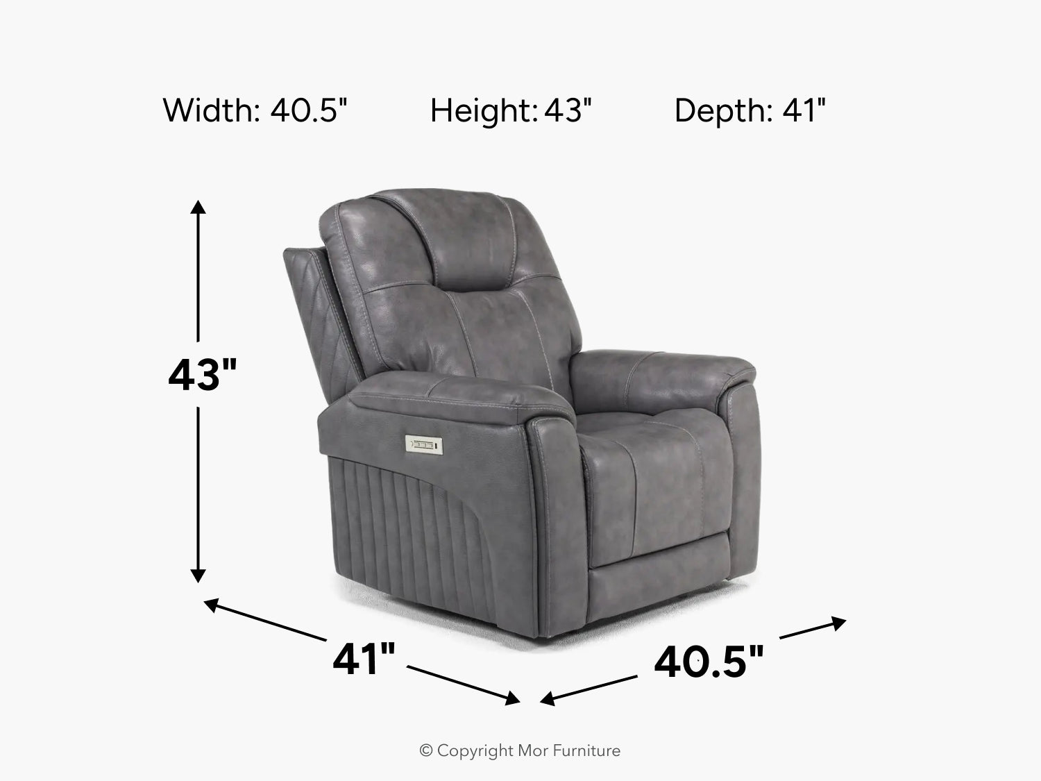 118144878:Echo 3 Power Theater Recliner, 