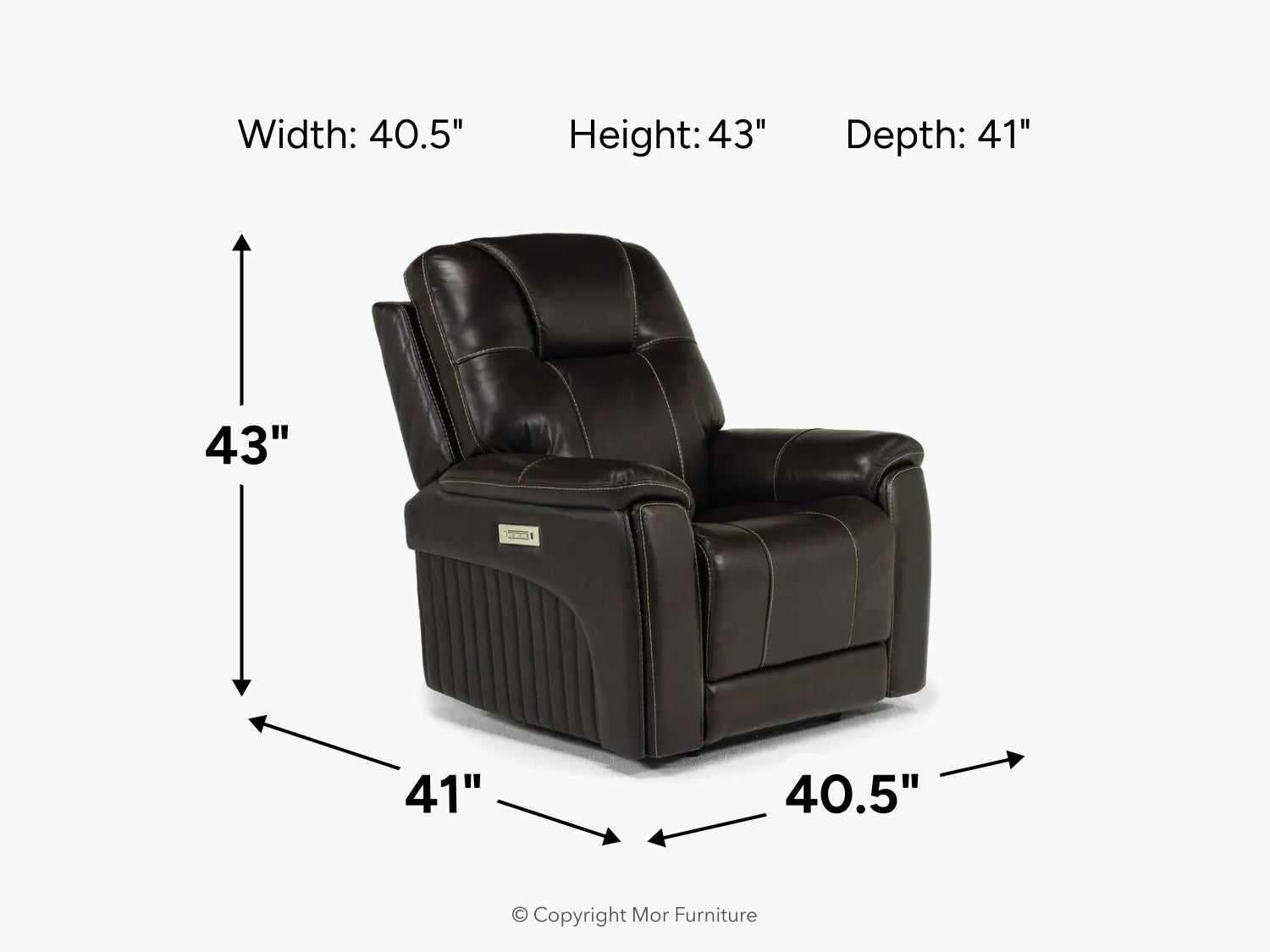 423278209:Echo 3 Power Theater Recliner, 