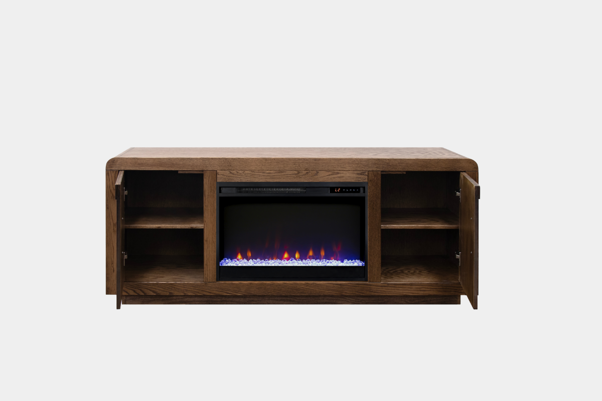 631854904:Eclipse Fireplace Console, FrontOpen