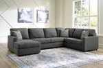 EDENFIE00:Edenfield Tux Loveseat Chaise , Styled