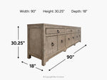 070255212:Edinburg Media Console, 