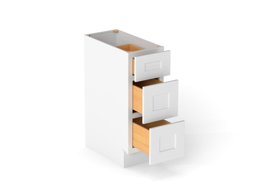 268535022:Elegant 3-Drawer Base Cabinet, AngledOpen