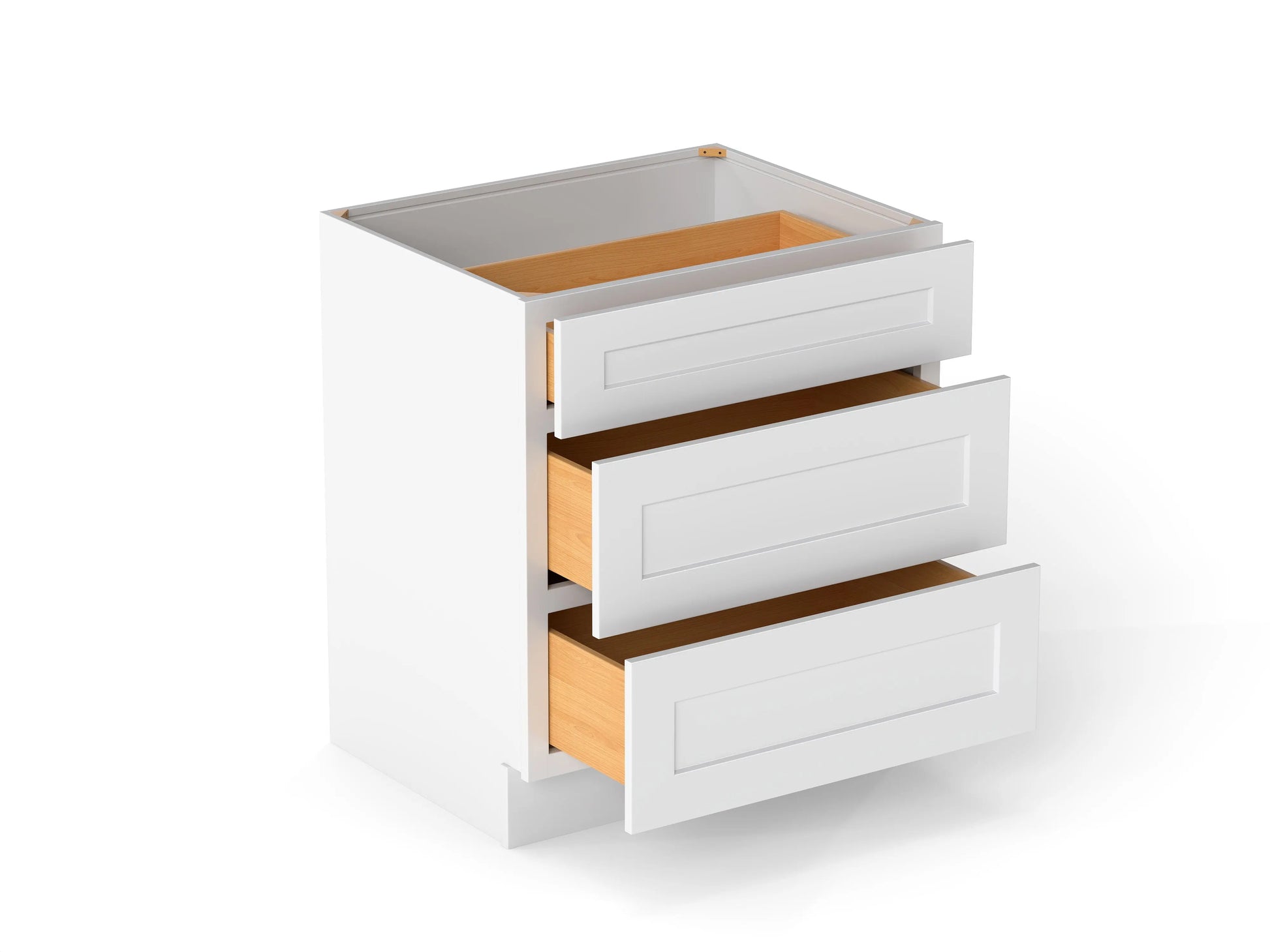 756336736:Elegant 3-Drawer Base Cabinet, AngledOpen