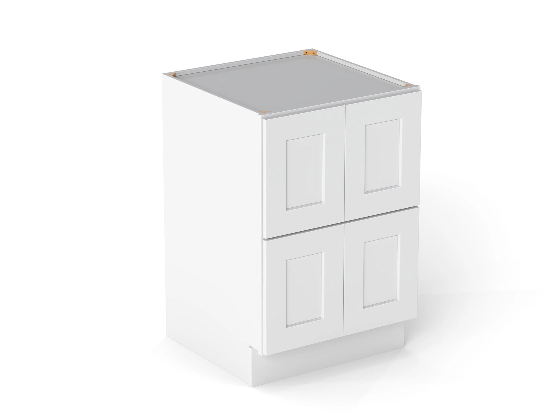 335913542:Elegant 4-Door Pantry Cabinet, AngledAngle