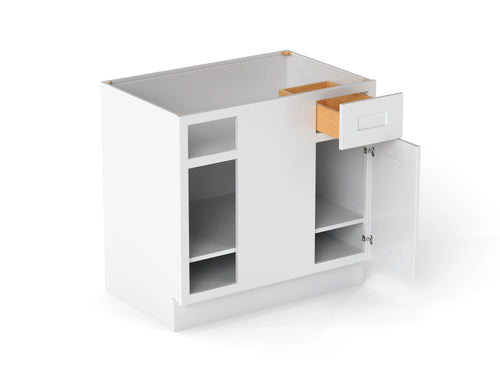 119914924:Elegant Corner Base Cabinet, Open