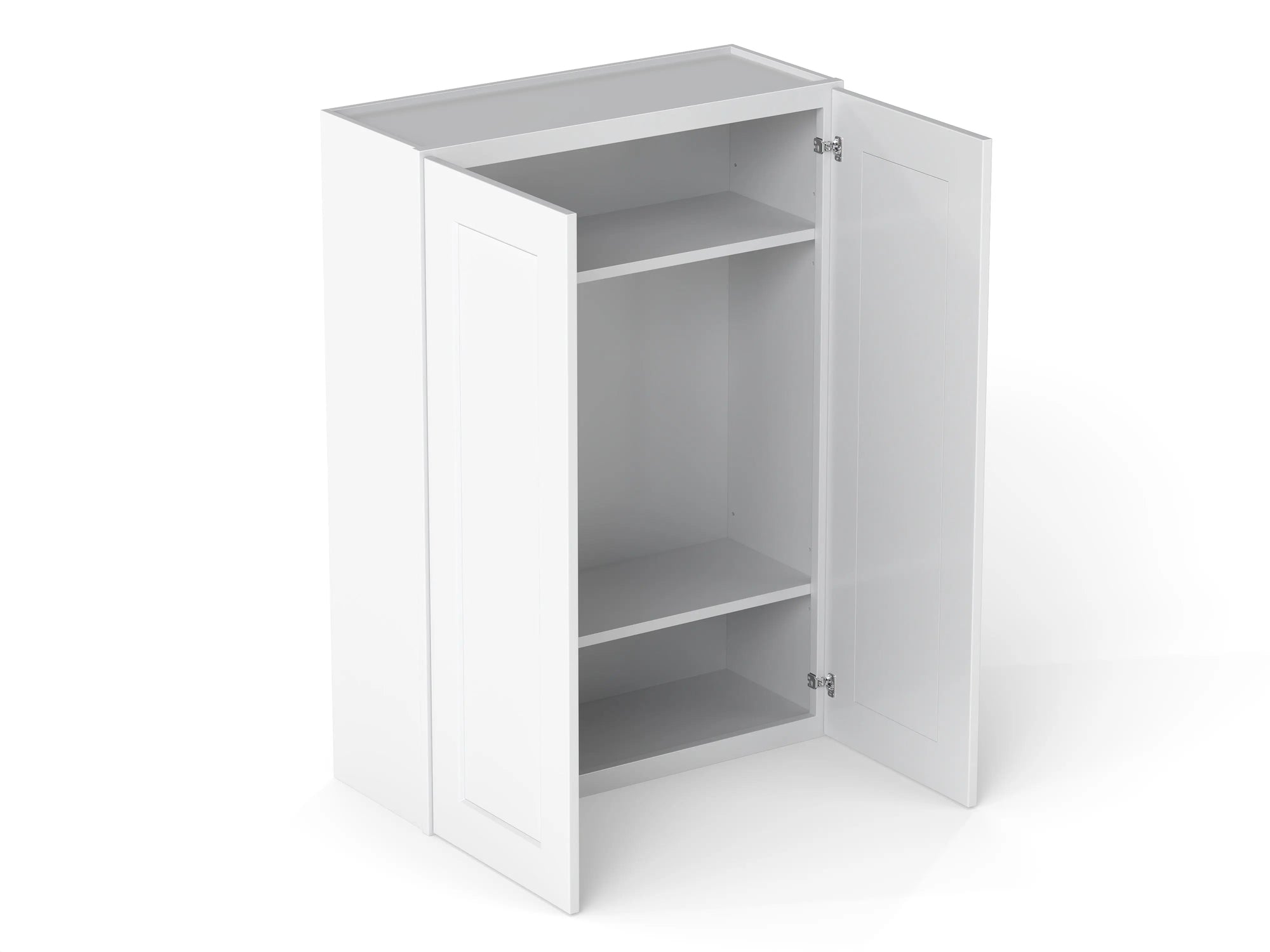 022091242:Elegant Wall Cabinet, Open