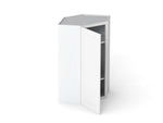 638613742:Elegant Wall Corner Cabinet, Open