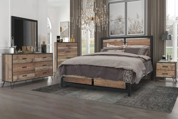 ELKRIVER1:Elk River Panel Bed & Dresser , 