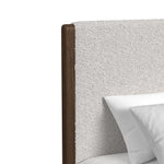 ELM000007:Elm Upholstered Panel Bed With, 
