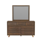 ELM000009:Elm Upholstered Bed With Light, Front