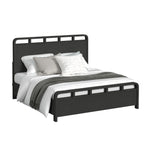 EMBER0007:Emberly Panel Bed & Dresser & , Angled
