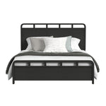EMBER0009:Emberly Panel Bed & Dresser & , Front