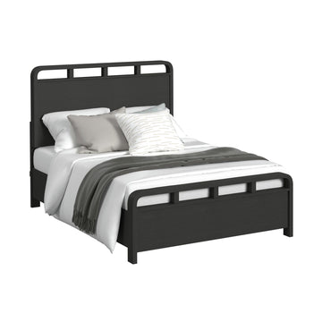 EMBER0001:Emberly Panel Bed, Angled