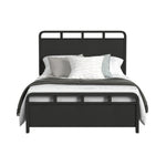 EMBER0004:Emberly Panel Bed & Dresser & , Front