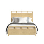EMBER0100:Emberly Panel Bed, Front