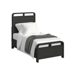 EMBER0015:Emberly Panel Bed & Dresser & , Angled