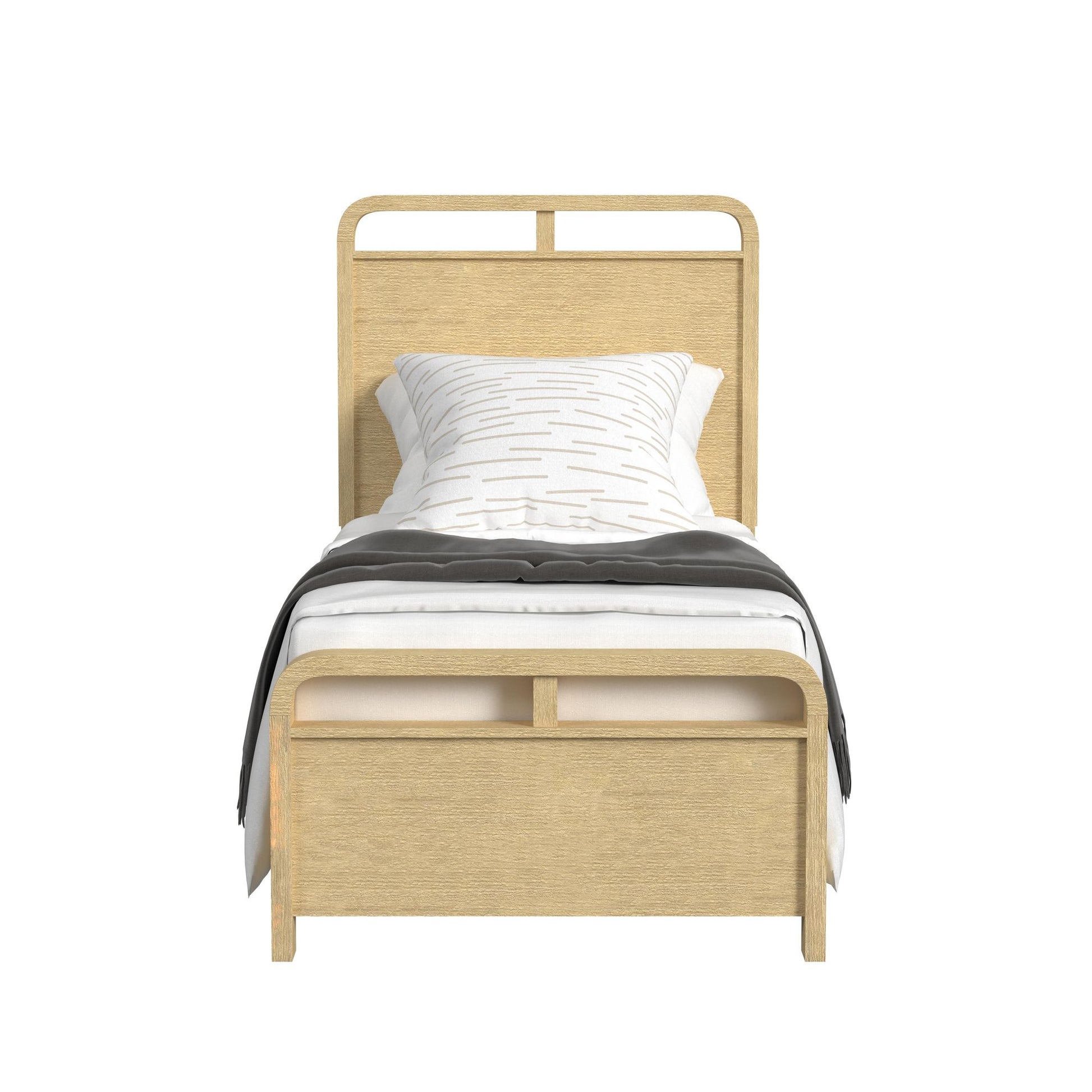 EMBER0116:Emberly Panel Bed & Dresser & , Front