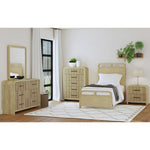 EMBER0116:Emberly Panel Bed & Dresser & , Styled