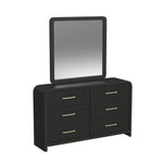EMBER0004:Emberly Panel Bed & Dresser & , Angled