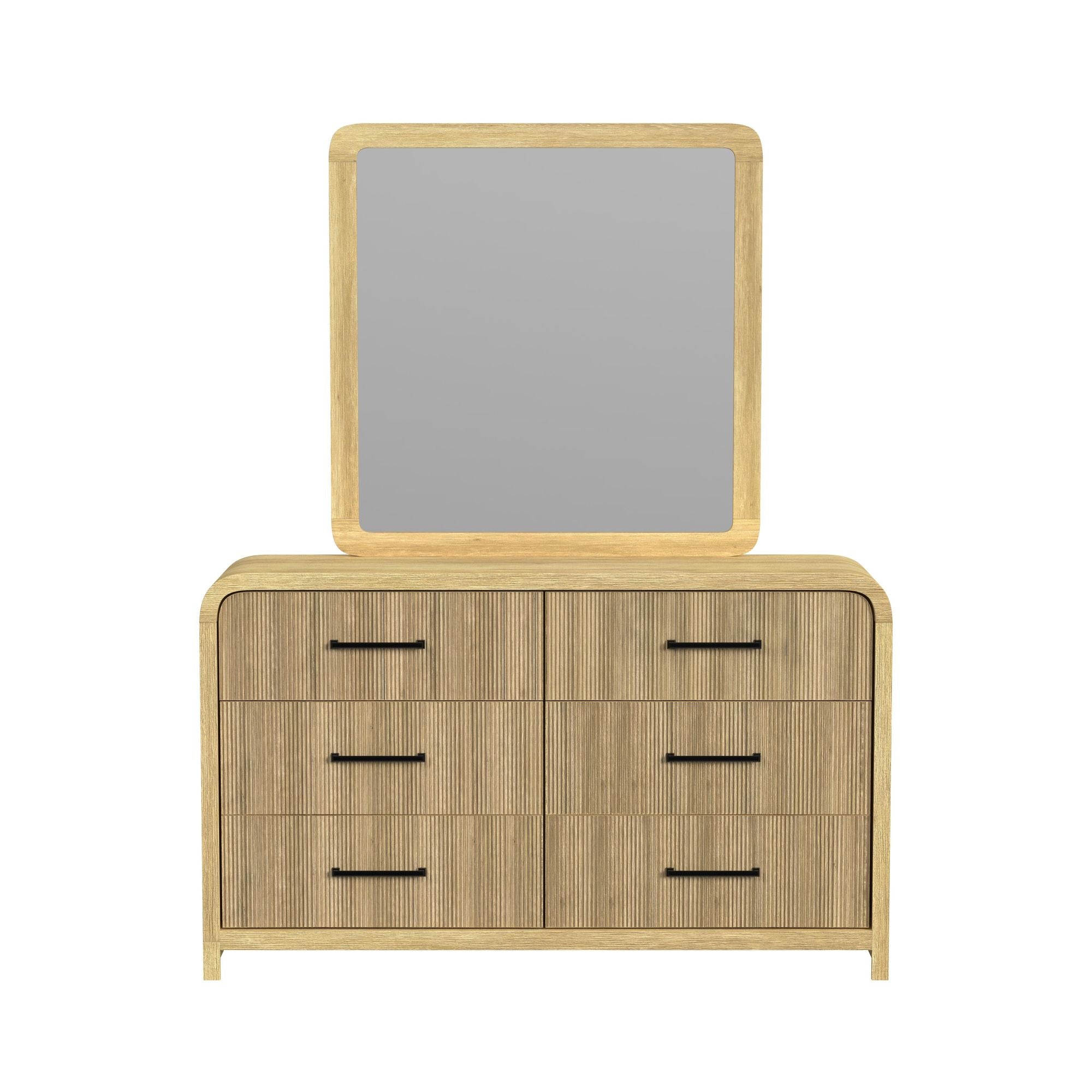 EMBER0103:Emberly Panel Bed & Dresser & , Front