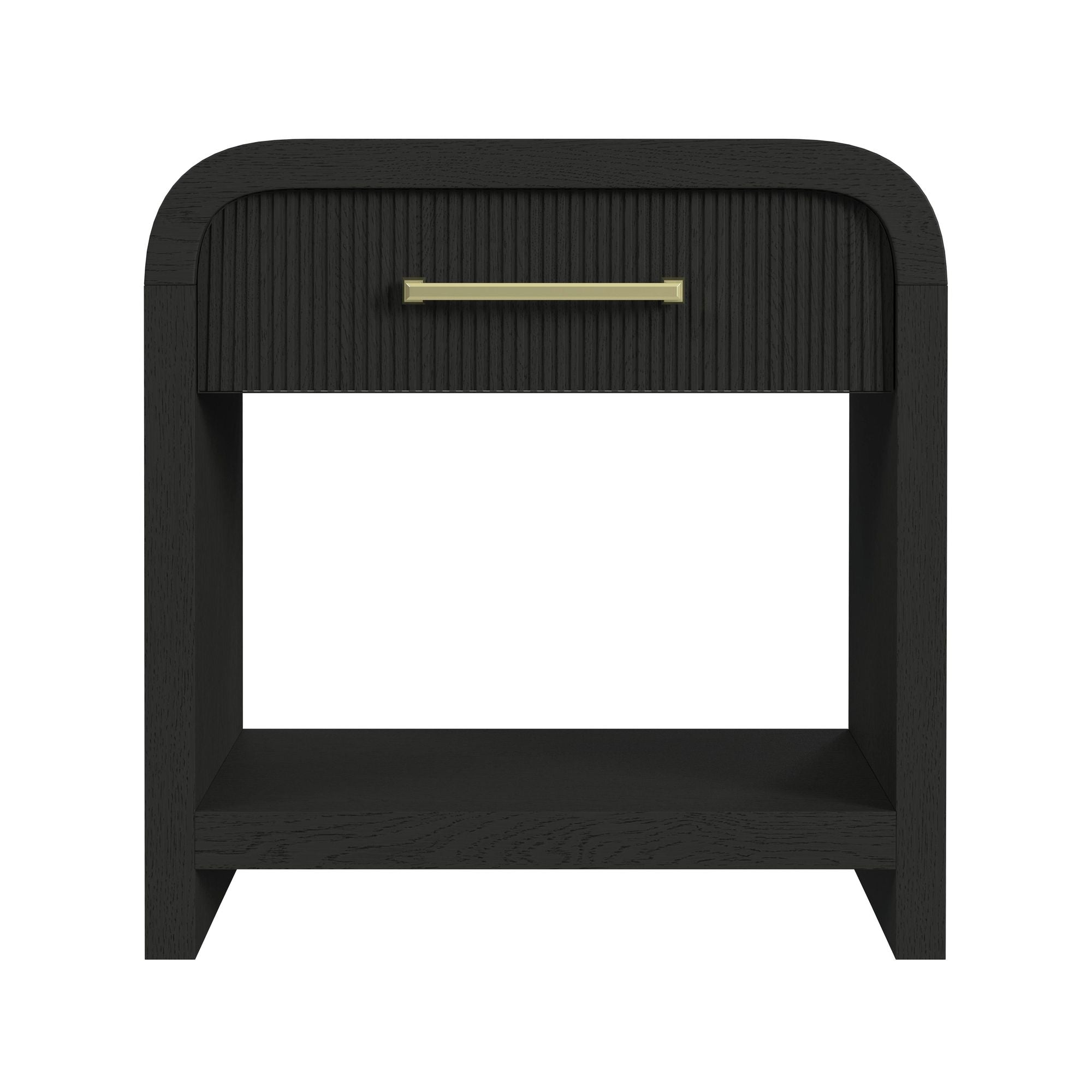 EMBER0012:Emberly Panel Bed, Front